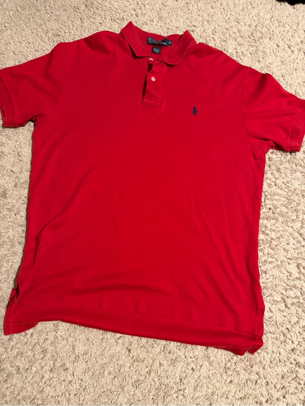 Polo by Ralph Lauren Red Polo with Navy Pony